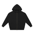 Dolman Sleeve Zip-Through Fleece  Hoodie