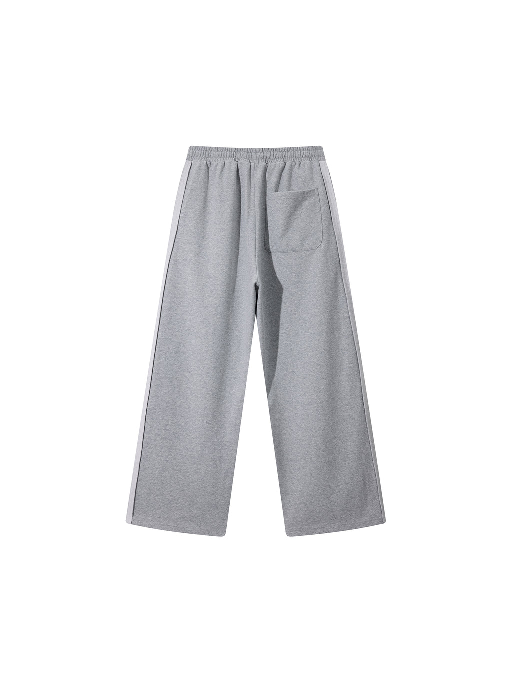 Solid Color Straight-Leg Sweatpants